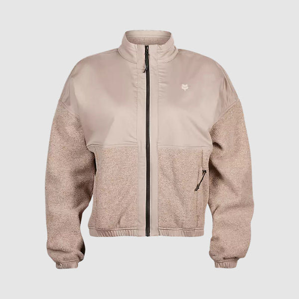 Chaqueta Lifestyle Mujer Survivalist Sherpa Beige Fox - Rideshop