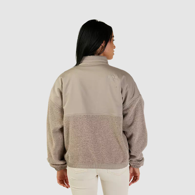 Chaqueta Lifestyle Mujer Survivalist Sherpa Beige Fox - Rideshop