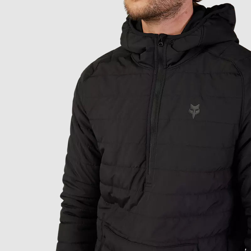 Chaqueta Lifestyle Anorak Howell Hooded Puffy Negro Fox - Rideshop