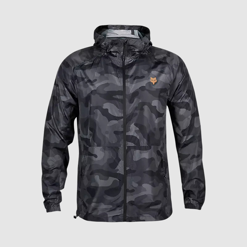 Chaqueta Lifestyle Cortavientos Fox Head Camo Negro Fox - Rideshop