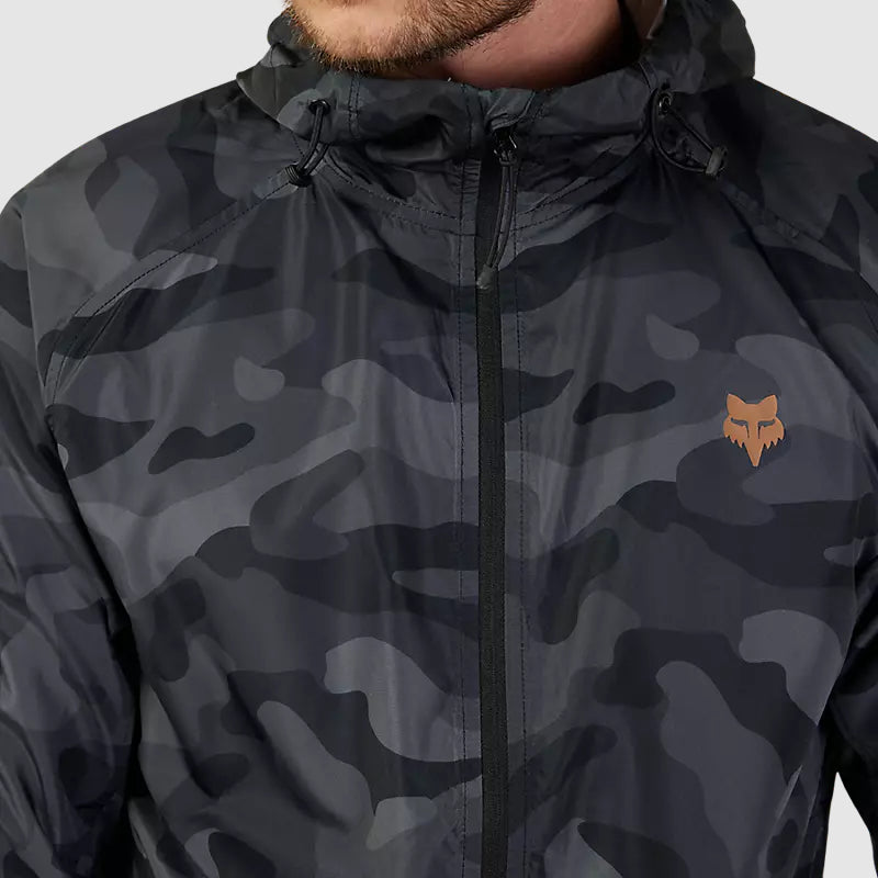 Chaqueta Lifestyle Cortavientos Fox Head Camo Negro Fox - Rideshop