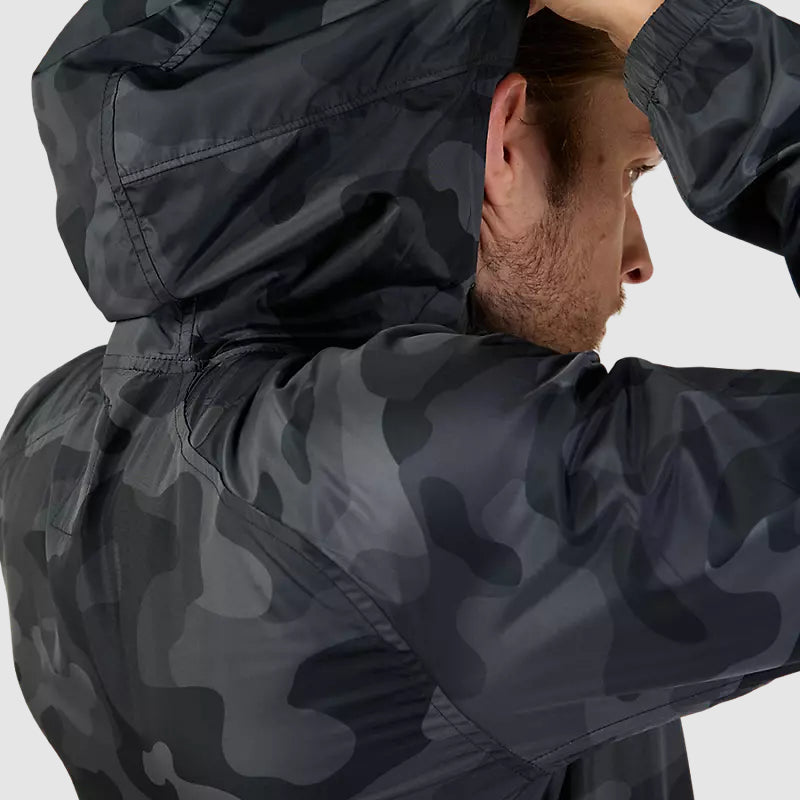 Chaqueta Lifestyle Cortavientos Fox Head Camo Negro Fox - Rideshop