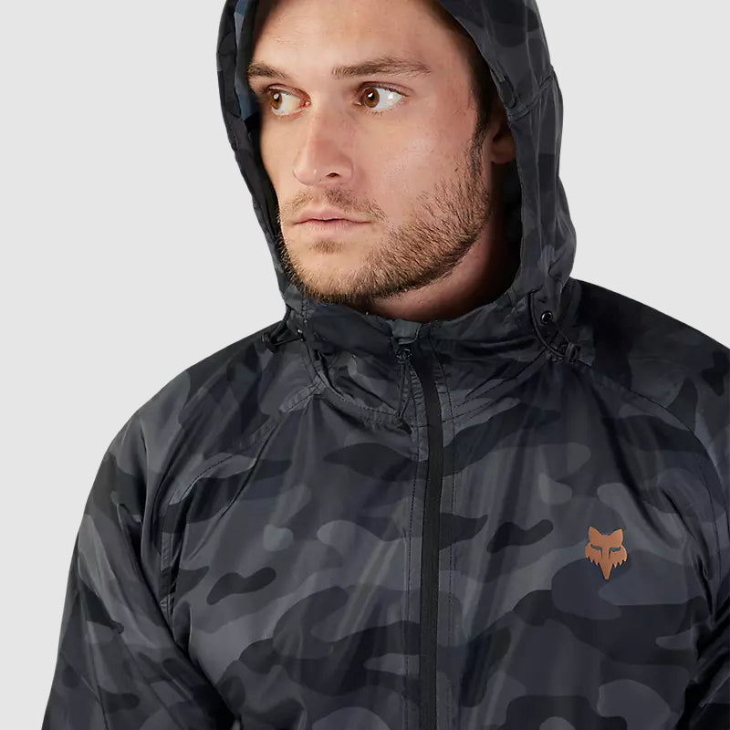 Chaqueta Lifestyle Cortavientos Fox Head Camo Negro Fox - Rideshop