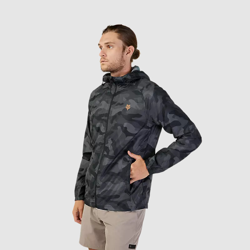 Chaqueta Lifestyle Cortavientos Fox Head Camo Negro Fox - Rideshop