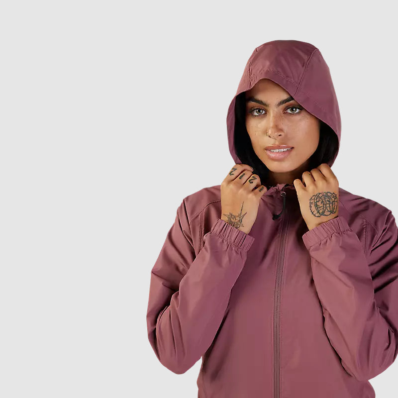 Chaqueta Lifestyle Mujer Cortavientos Fox Head Morado Fox - Rideshop