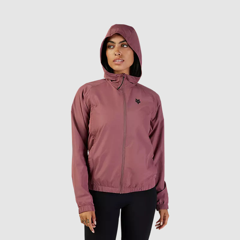 Chaqueta Lifestyle Mujer Cortavientos Fox Head Morado Fox - Rideshop