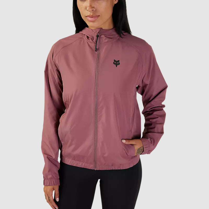 Chaqueta Lifestyle Mujer Cortavientos Fox Head Morado Fox - Rideshop