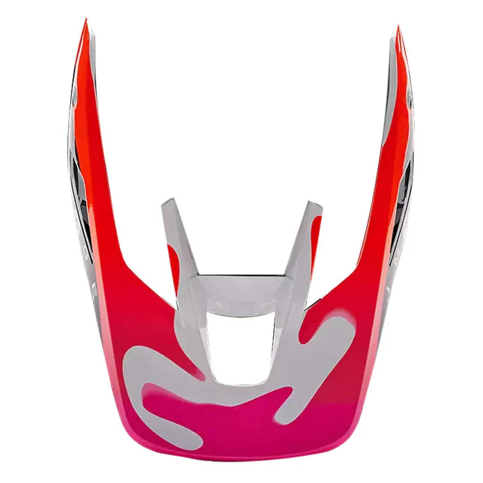 Visera Moto V3 Ryvr Blanco/Negro Fox