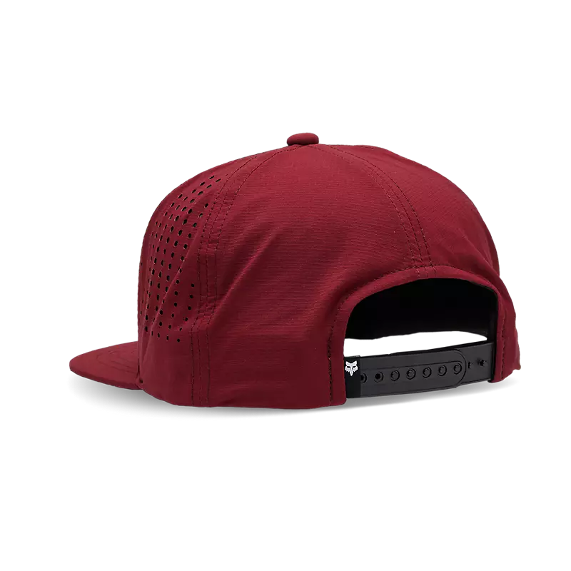 FOX Jockey Lifestyle Wordmark Tech Snapback Rojo - Rideshop