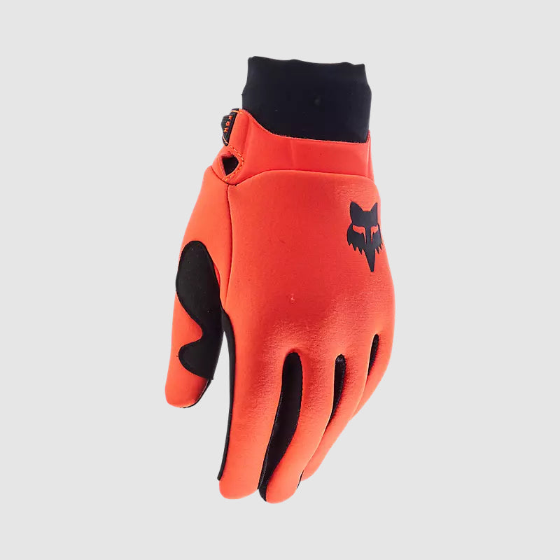 Guantes Moto Niño Defend Thermo Naranjo Fox - Rideshop