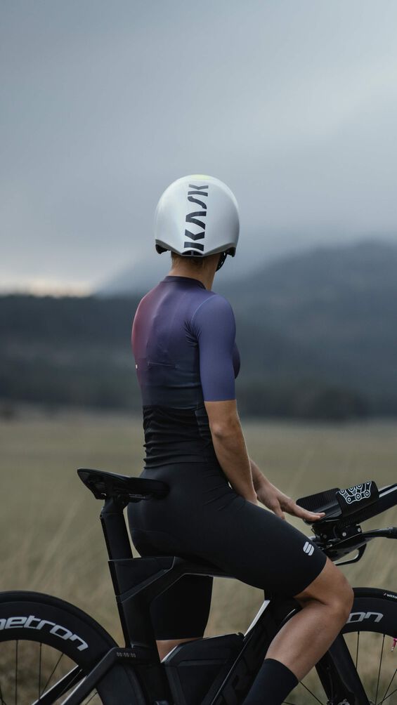 Casco Bicicleta Kask Mistral White Silver