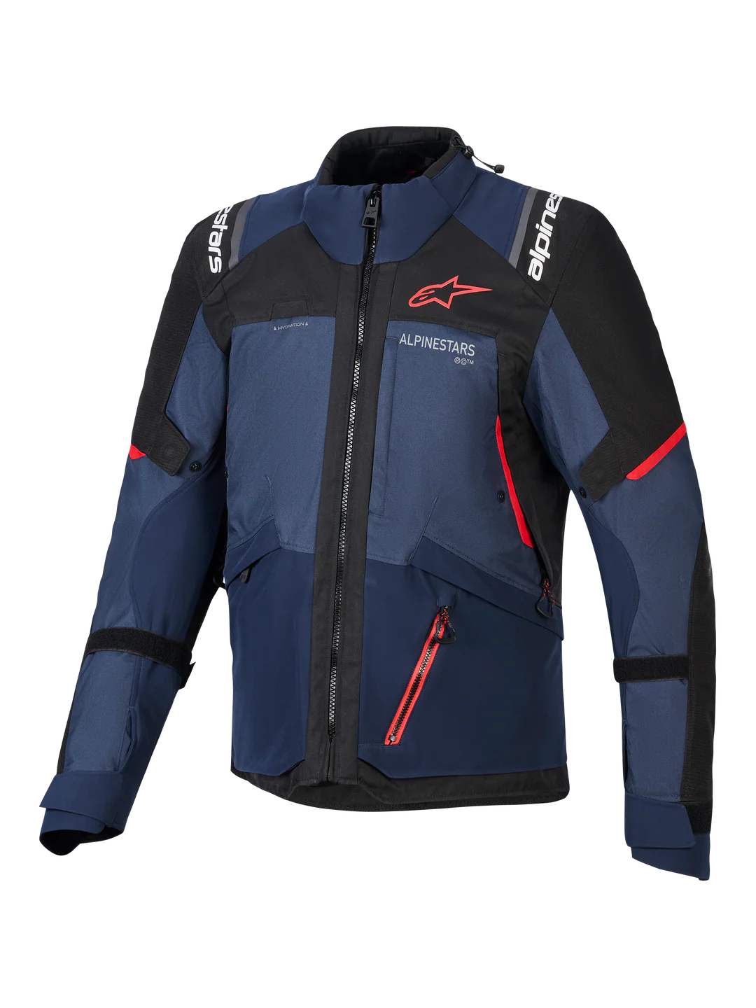 Chaqueta Moto Alpinestars Andes V4 Drystar Azul Oscuro Indigo Negro