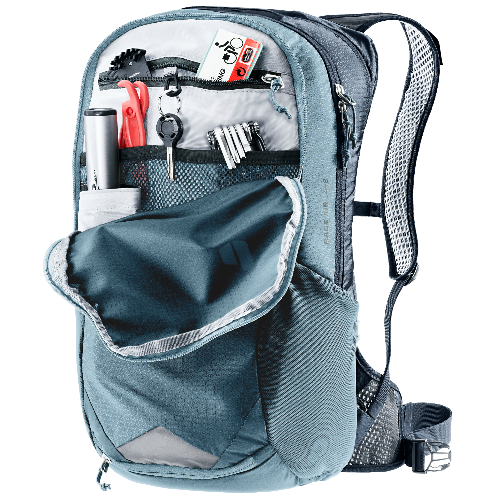 Mochila Deuter Race Air 14+3 Atlantic Ink