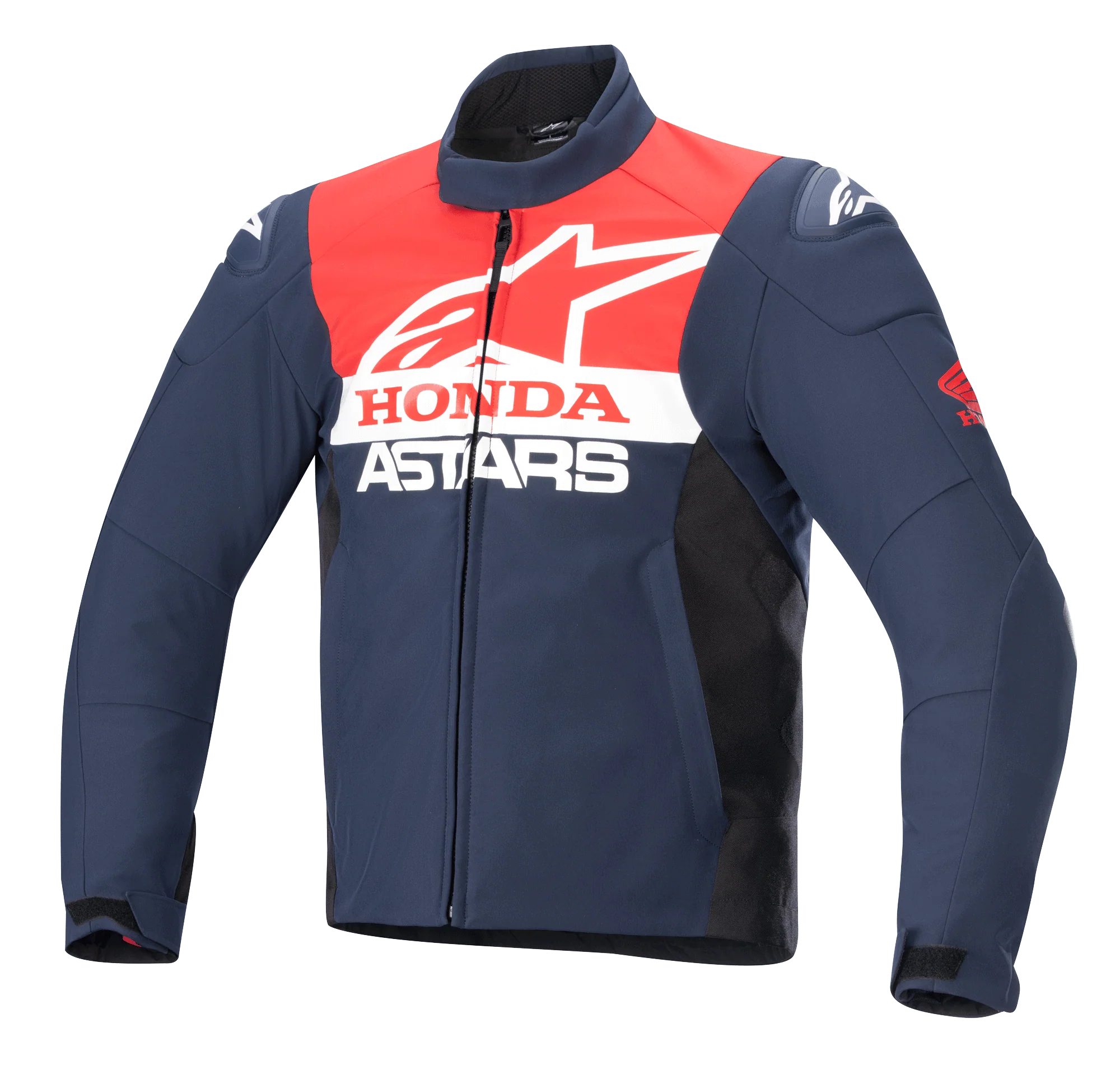 Chaqueta Moto de Calle Alpinestars Honda SMX Waterproof Softshell Azu/Rojo