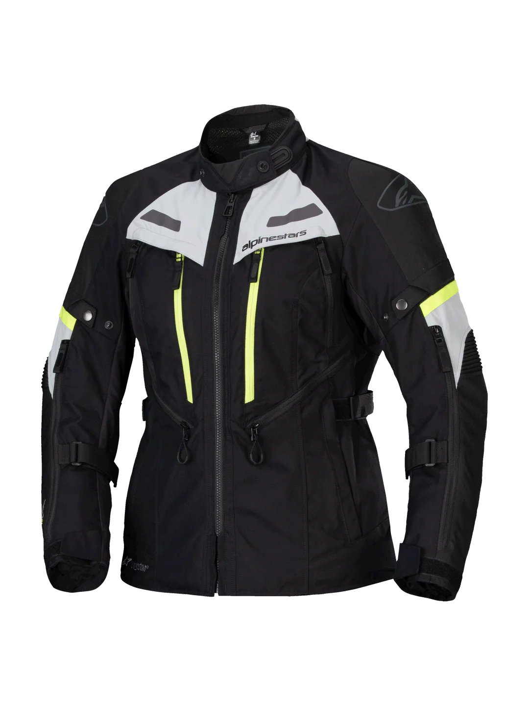 Chaqueta Impermeable Alpinestars Stella Bogota Pro Drystar Negro Gris Hielo
