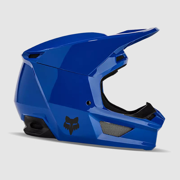 Casco Moto V Core Azul Fox - Rideshop