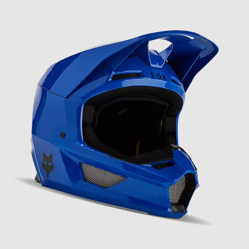 Casco Moto V Core Azul Fox - Rideshop