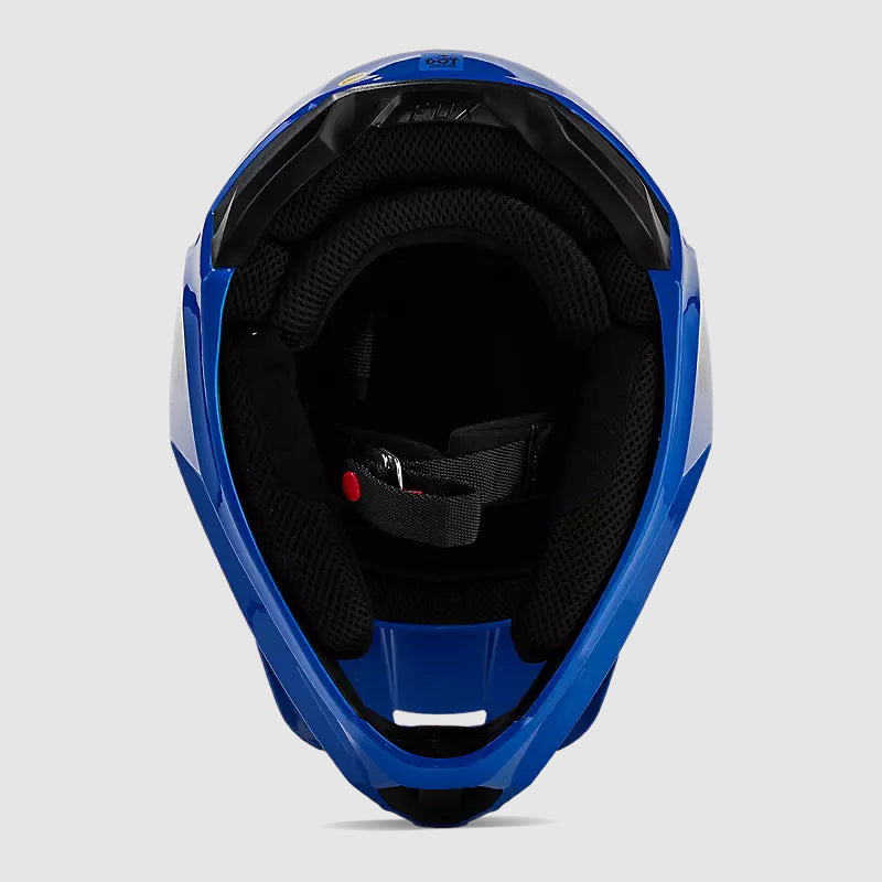 Casco Moto V Core Azul Fox - Rideshop