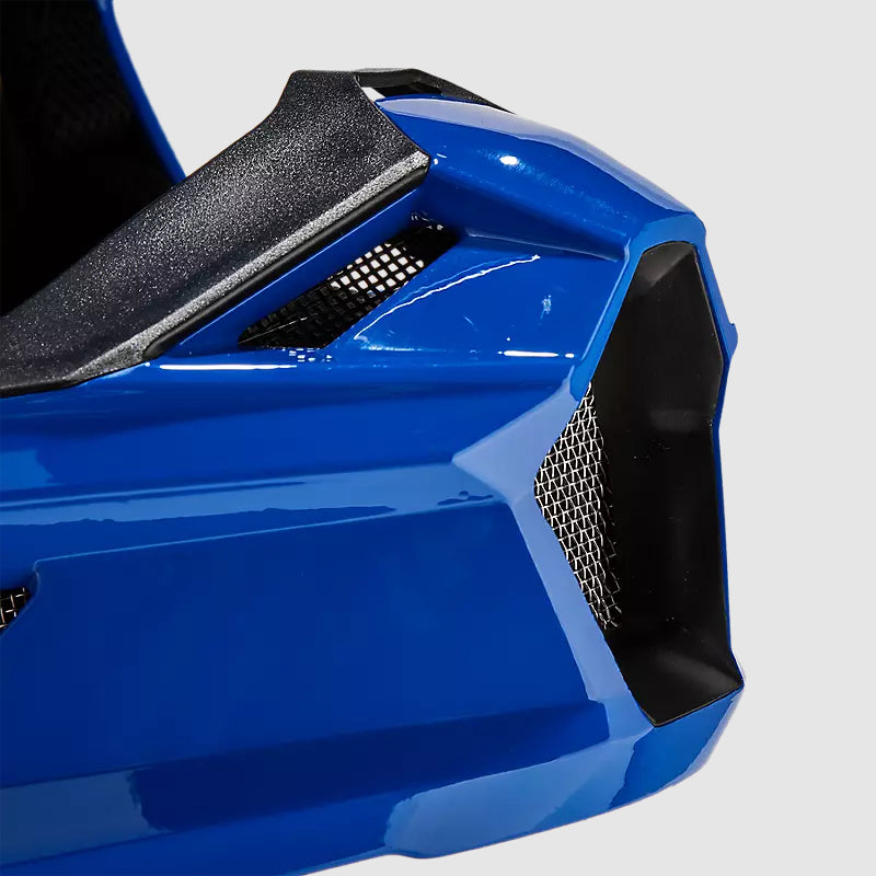 Casco Moto V Core Azul Fox - Rideshop