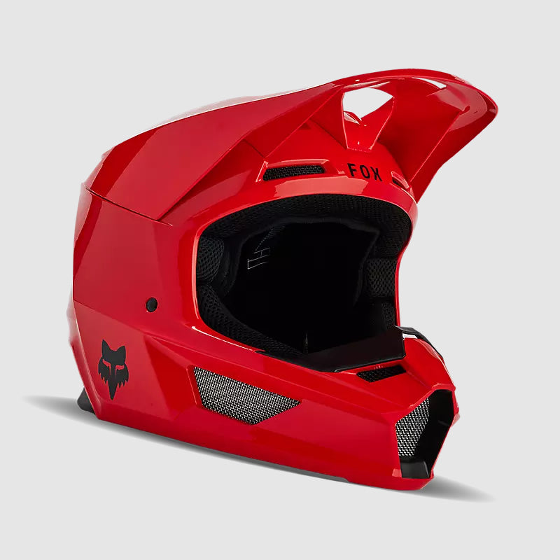Casco Moto V Core Rojo Fox