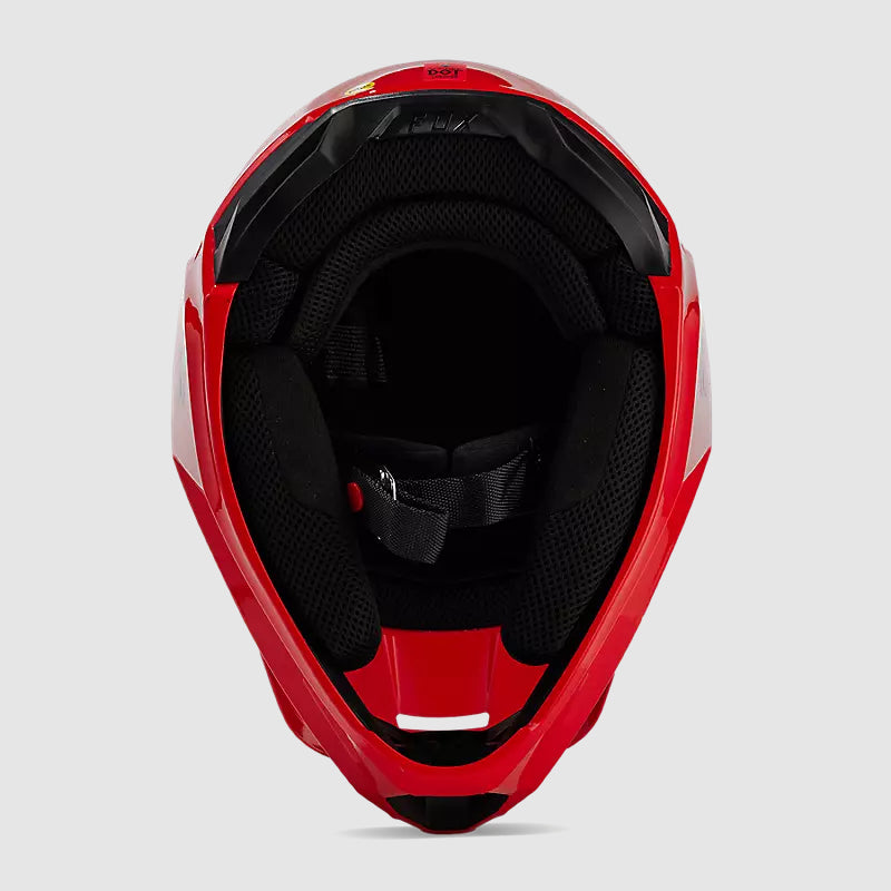 Casco Moto V Core Rojo Fox - Rideshop