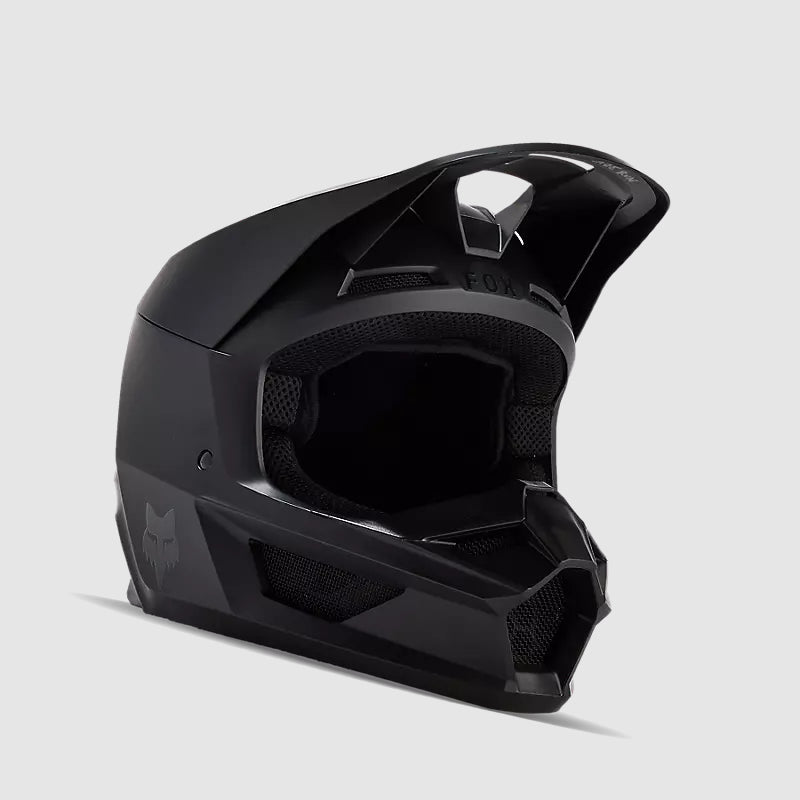 Casco Moto V Core Negro Matte Fox - Rideshop