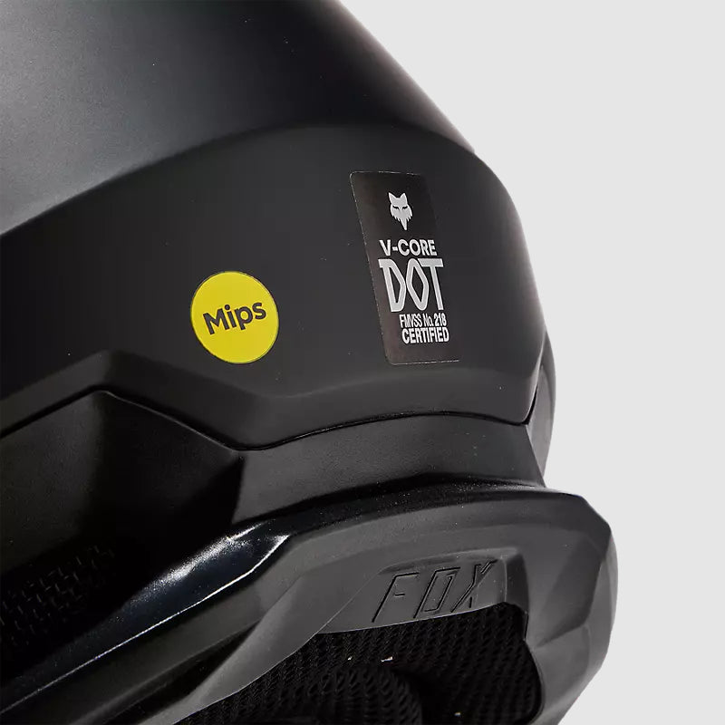 Casco Moto V Core Negro Matte Fox - Rideshop