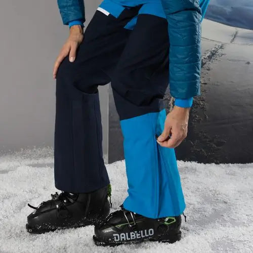 Pantalón Impermeable CMP Hombre Unlimitech 3-Layer Black/Blue