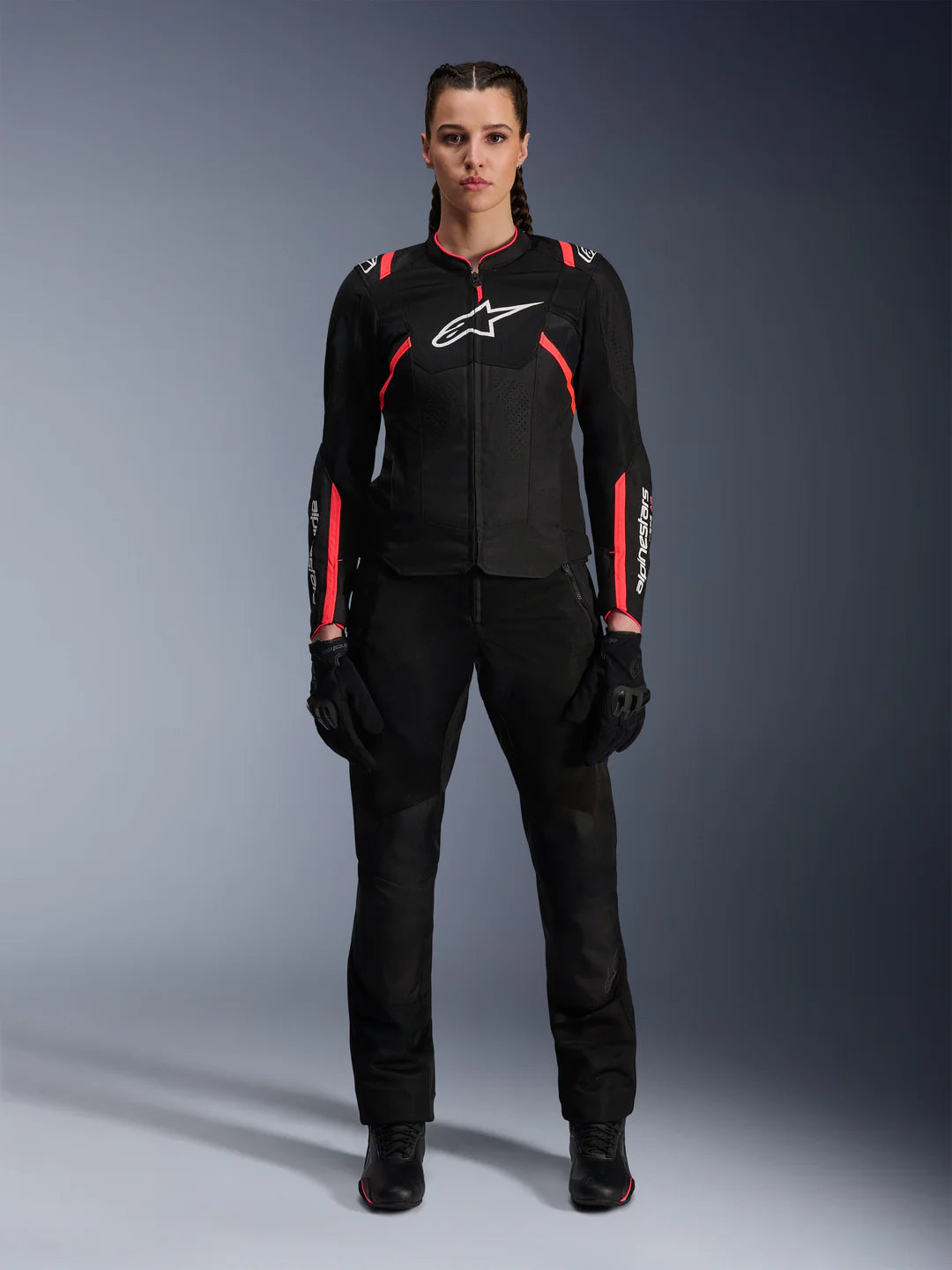 Chaqueta Alpinestars Stella T-SPS Air V2 Negro Fucsi