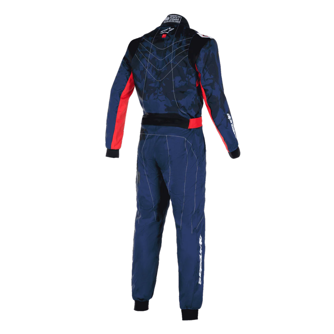 Buzo Karting Alpinestars Kmx-9 V3 Graphic  5 Azul Rojo