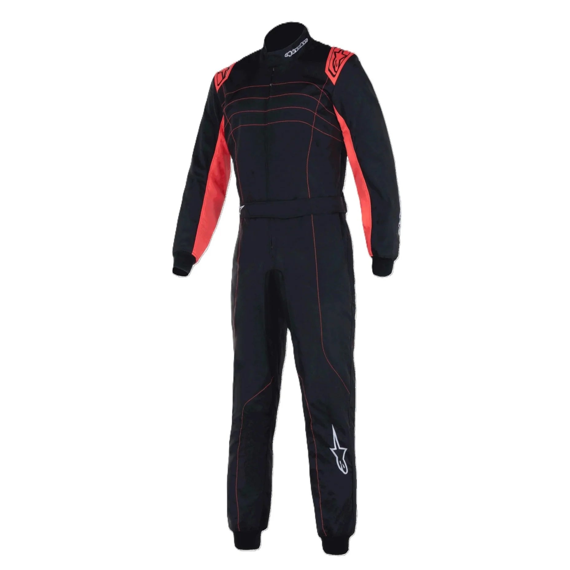 Buzo Karting Alpinestars Kmx-9 V3 Negro Rojo Fluor