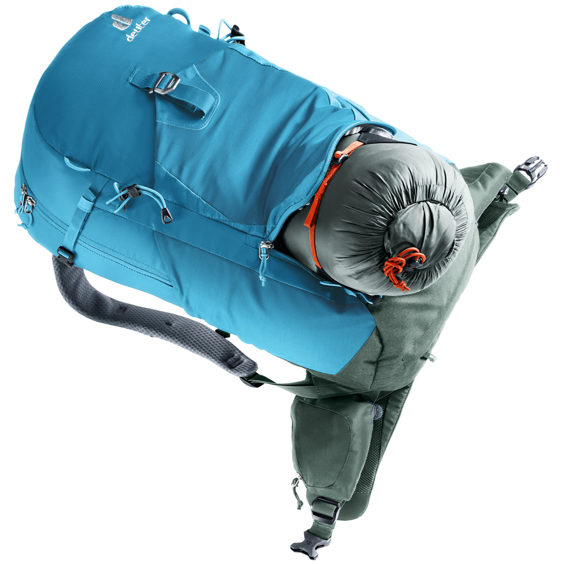 Mochila Deuter Trail Pro 33 Wave Ivy