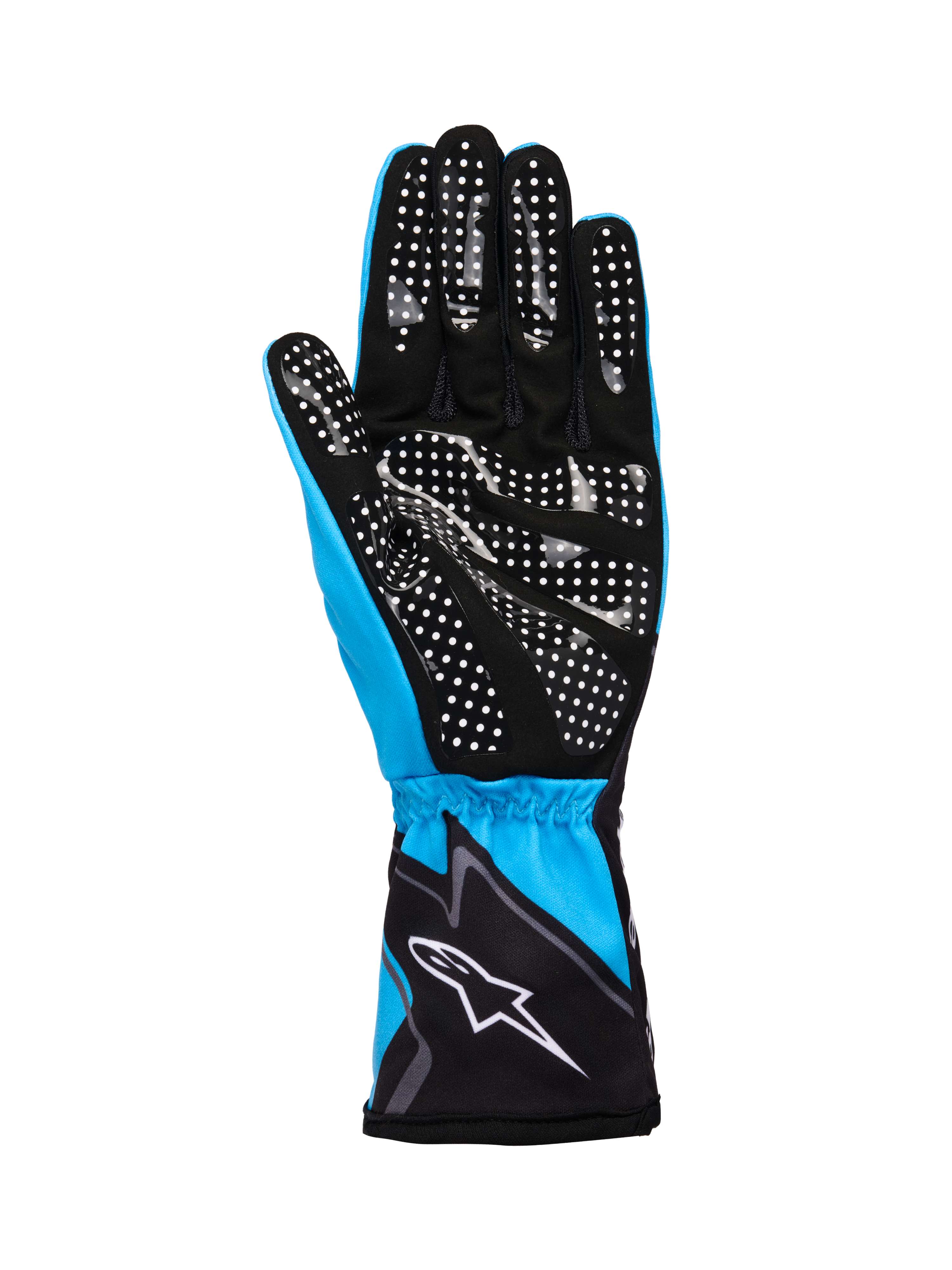 Guantes Karting Alpinestars Race V2 Graphic 1 Celeste/Negro