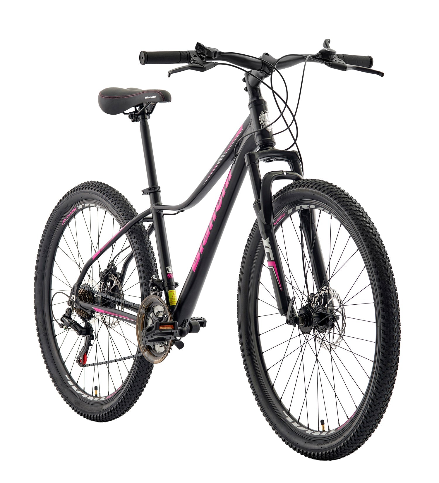 BICICLETA BIANCHI ADVANTAGE 27,5 LADY SX NEGRO SEMI MATTE