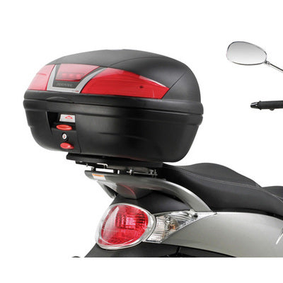 Kappa Top Case Monolock 46 Lt - Red - Rideshop