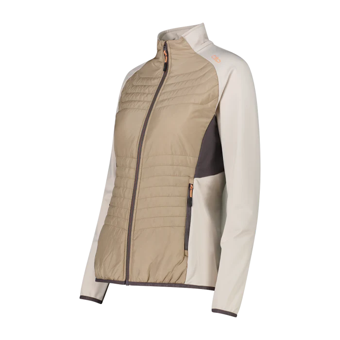 Chaqueta Mujer Ulimitech Hybrid Strech Campagnolo Vaniglia