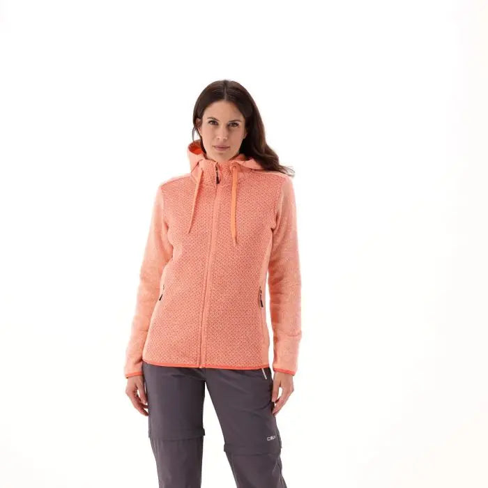 Polar Mujer Hooded Knit Tech Campagnolo