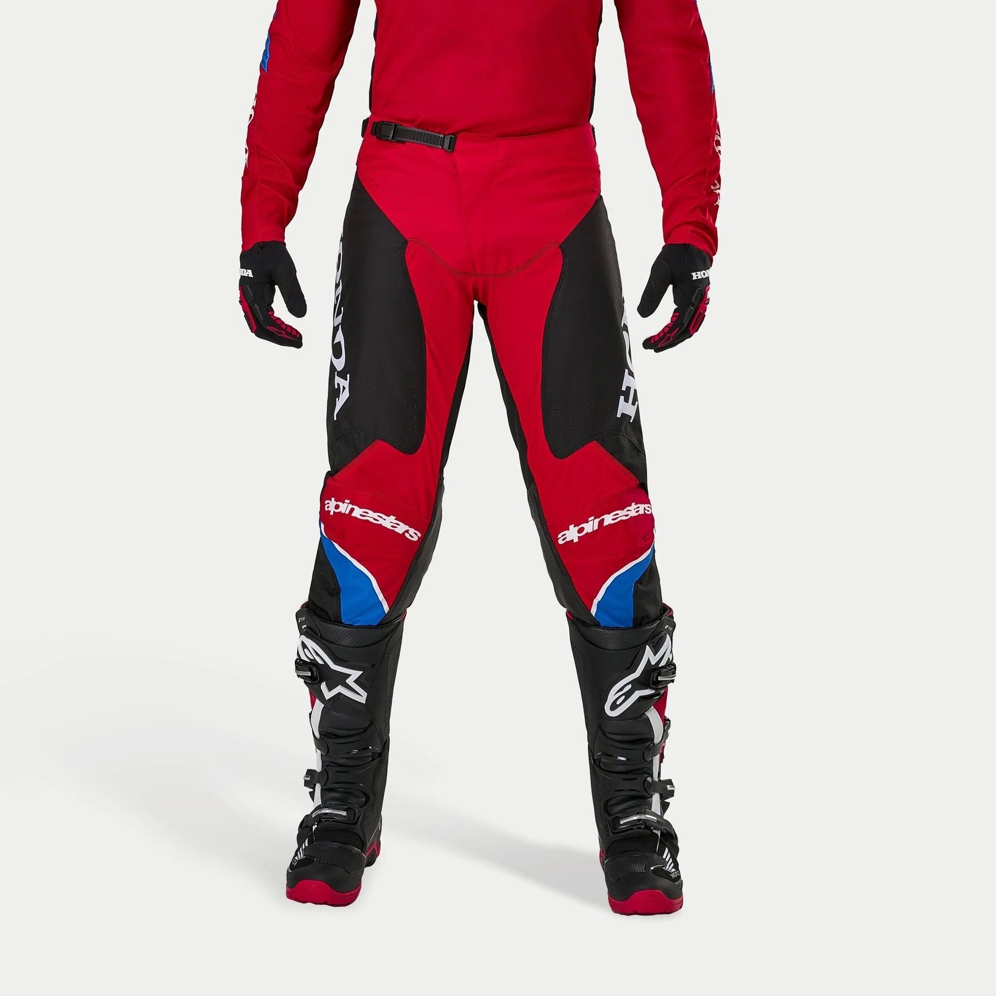 Pantalón Moto Alpinestars Honda Racer Iconic Rojo/Negro