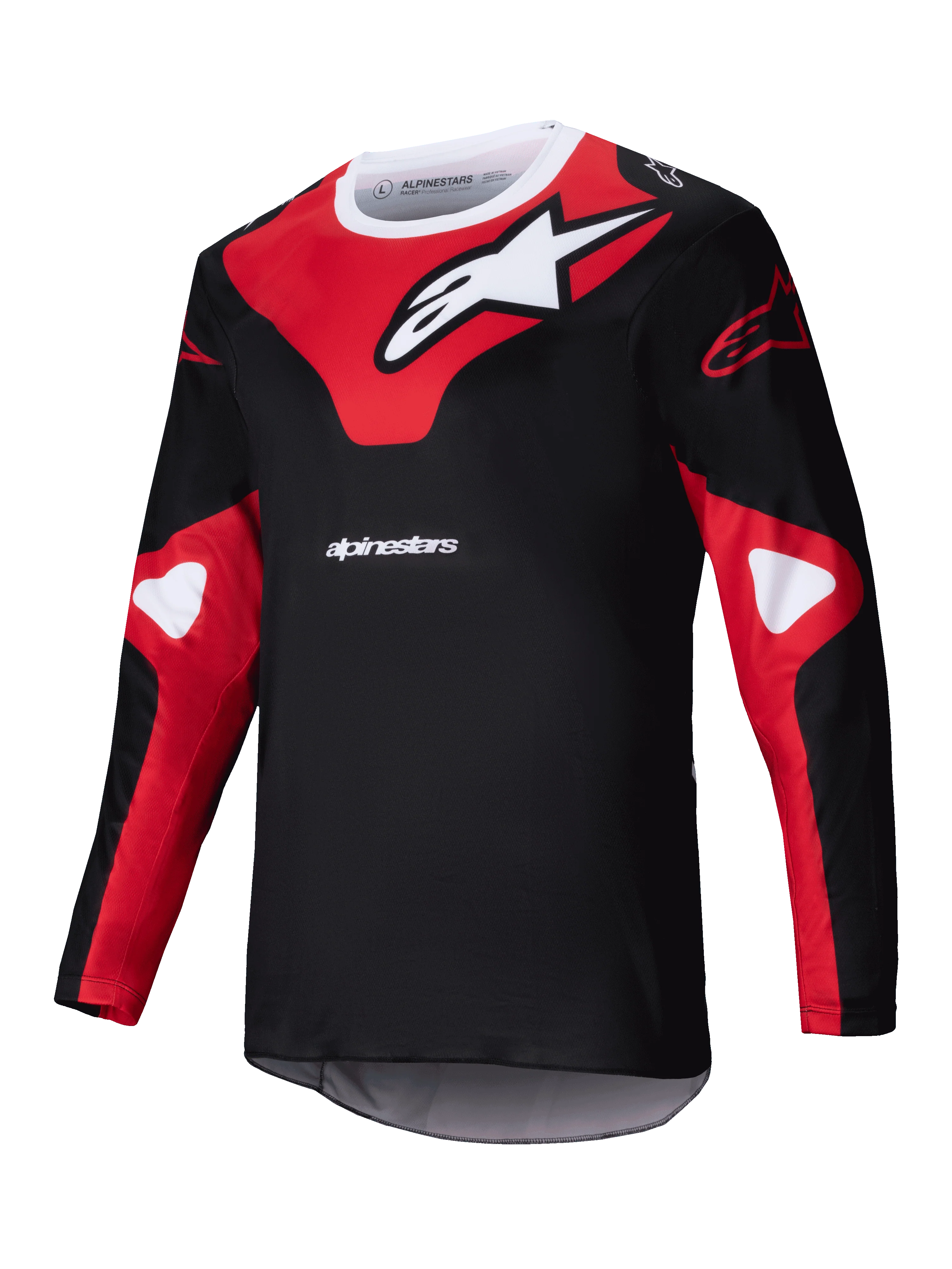 Jersey Alpinestars Racer Veil Negro/Rojo