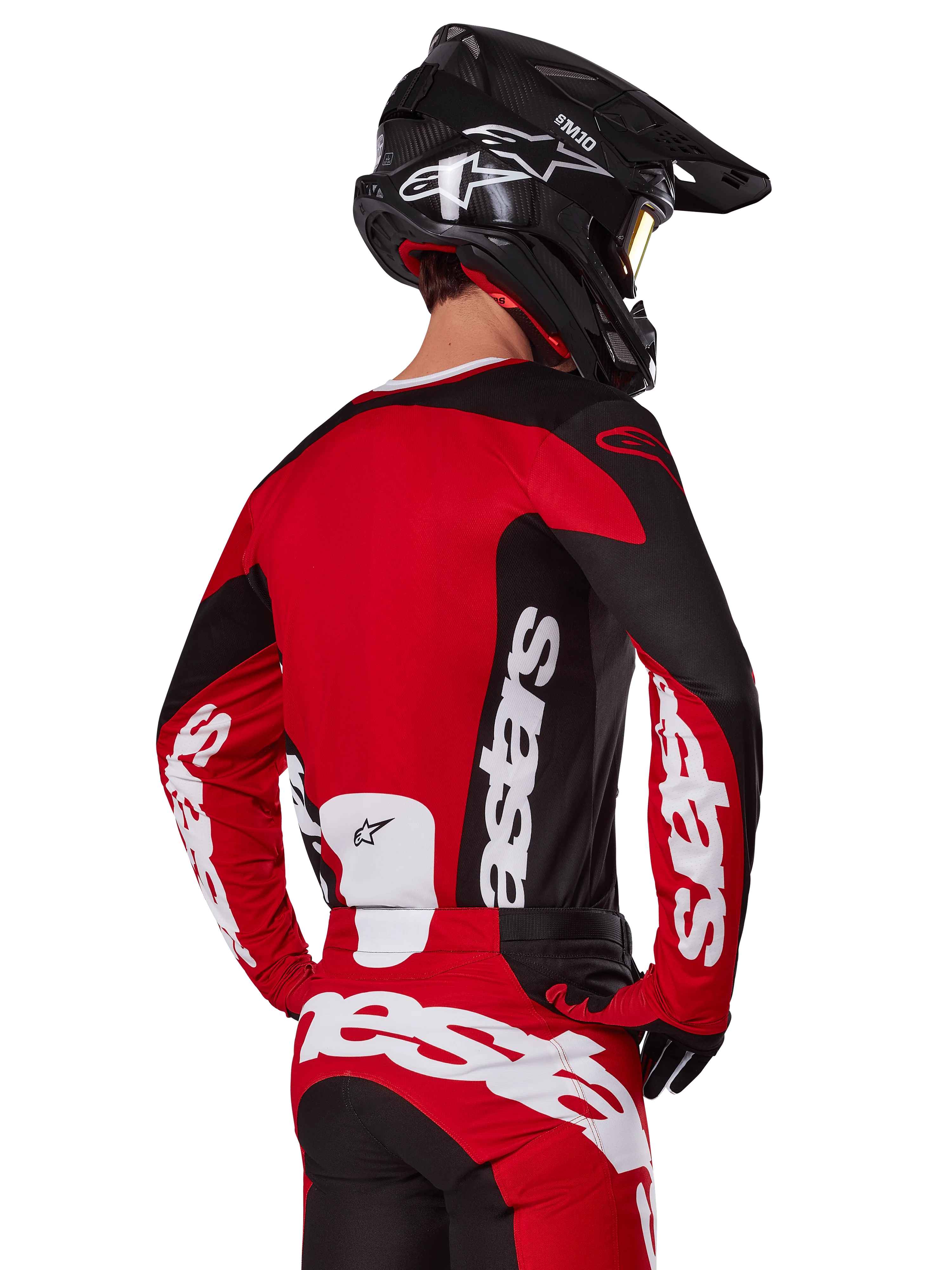 Jersey Alpinestars Racer Veil Negro/Rojo