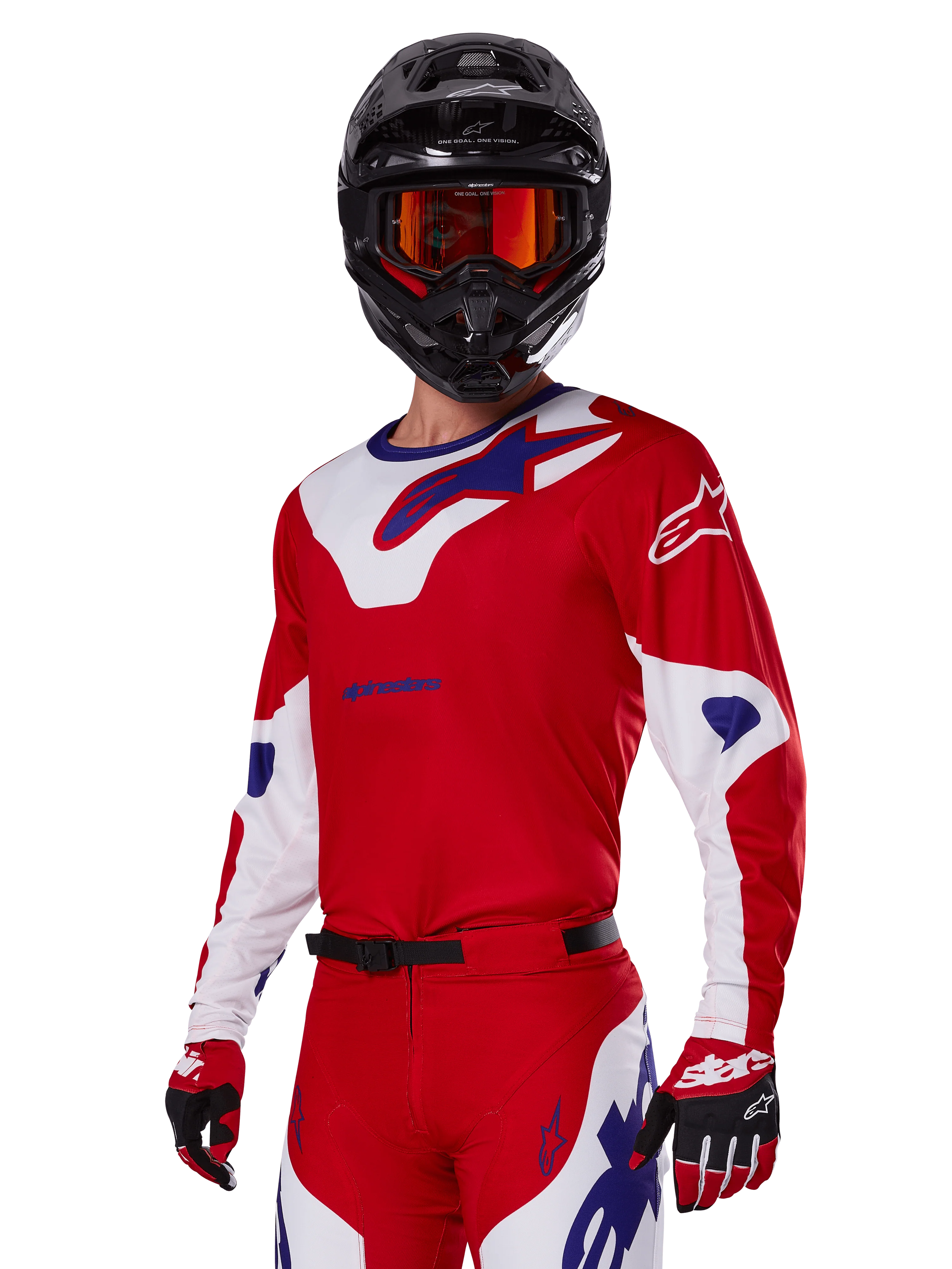 Jersey Alpinestars Racer Veil Rojo/Blanco