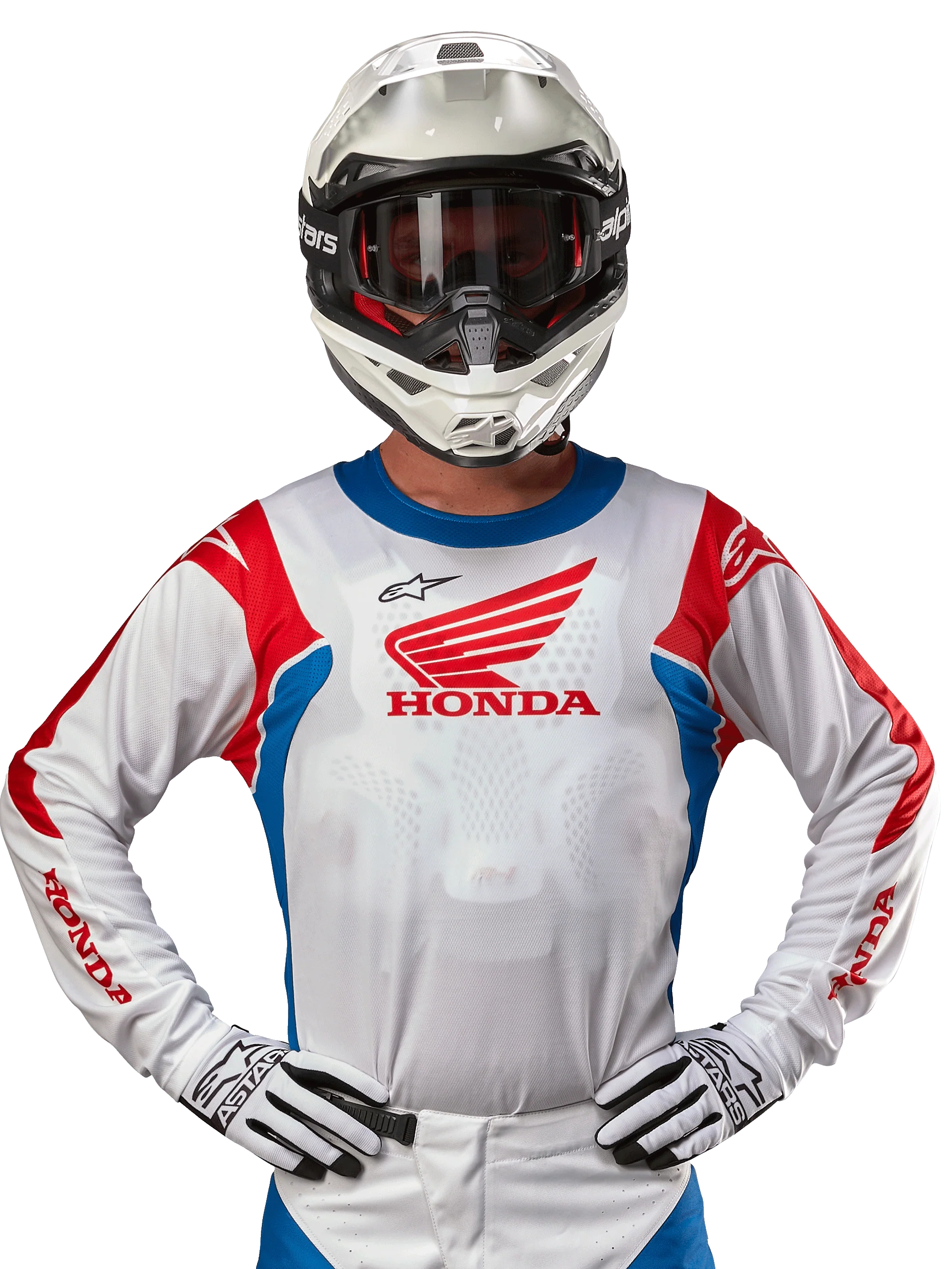 Jersey Alpinestars Honda Racer Iconic Blanco