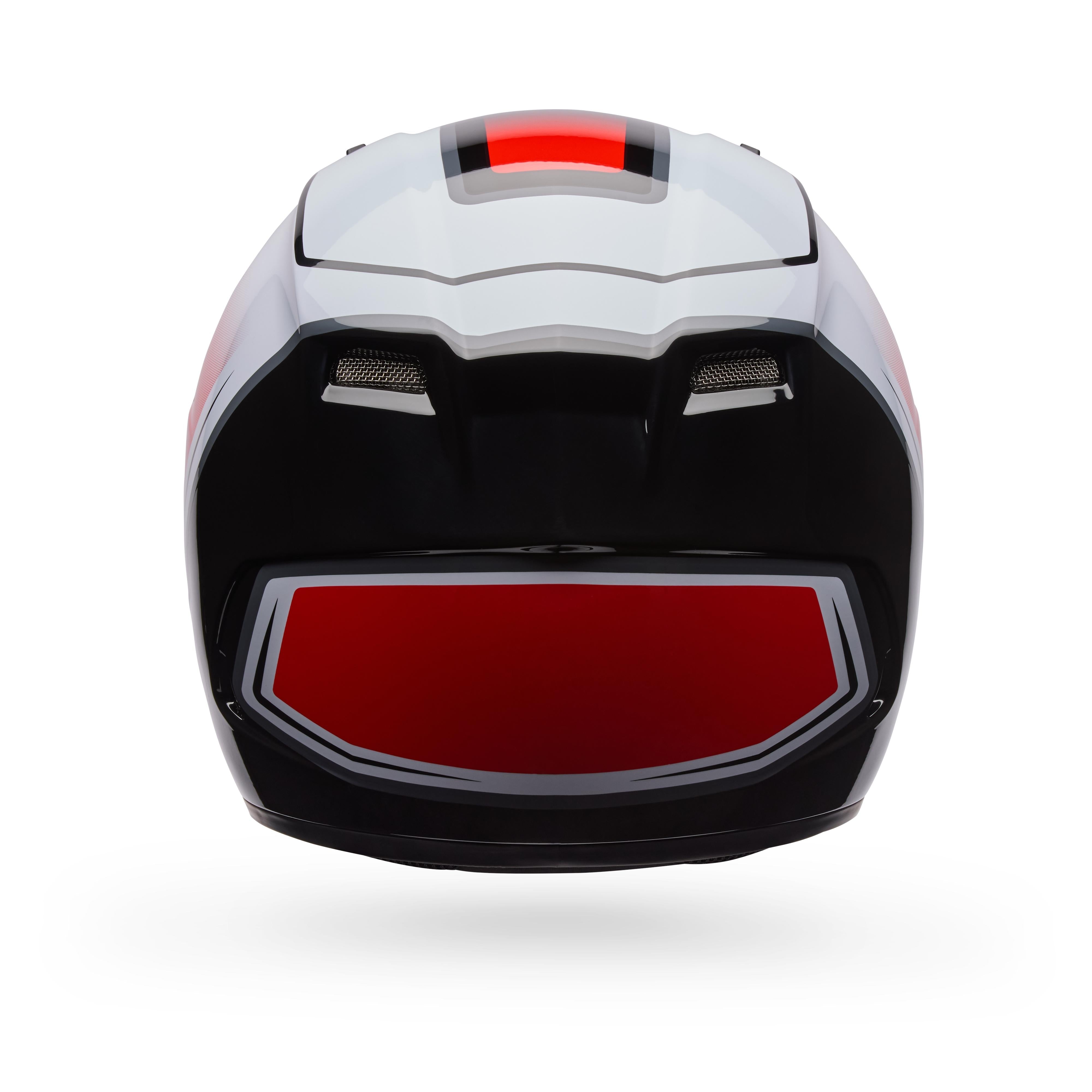 Casco Moto Calle Qualifier Grid Blanco/Rojo Bell