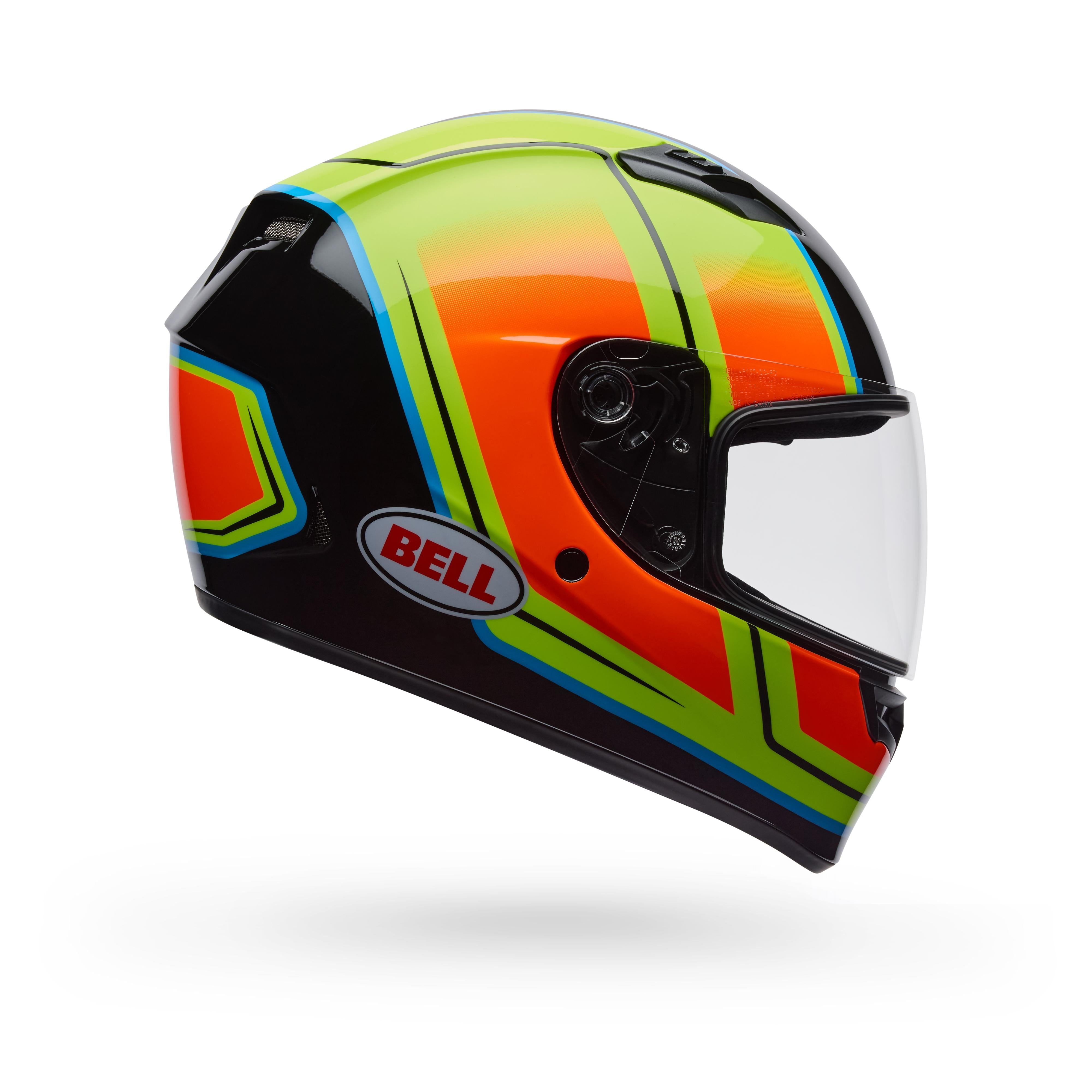 Casco Moto Calle Qualifier Grid Amarillo Bell