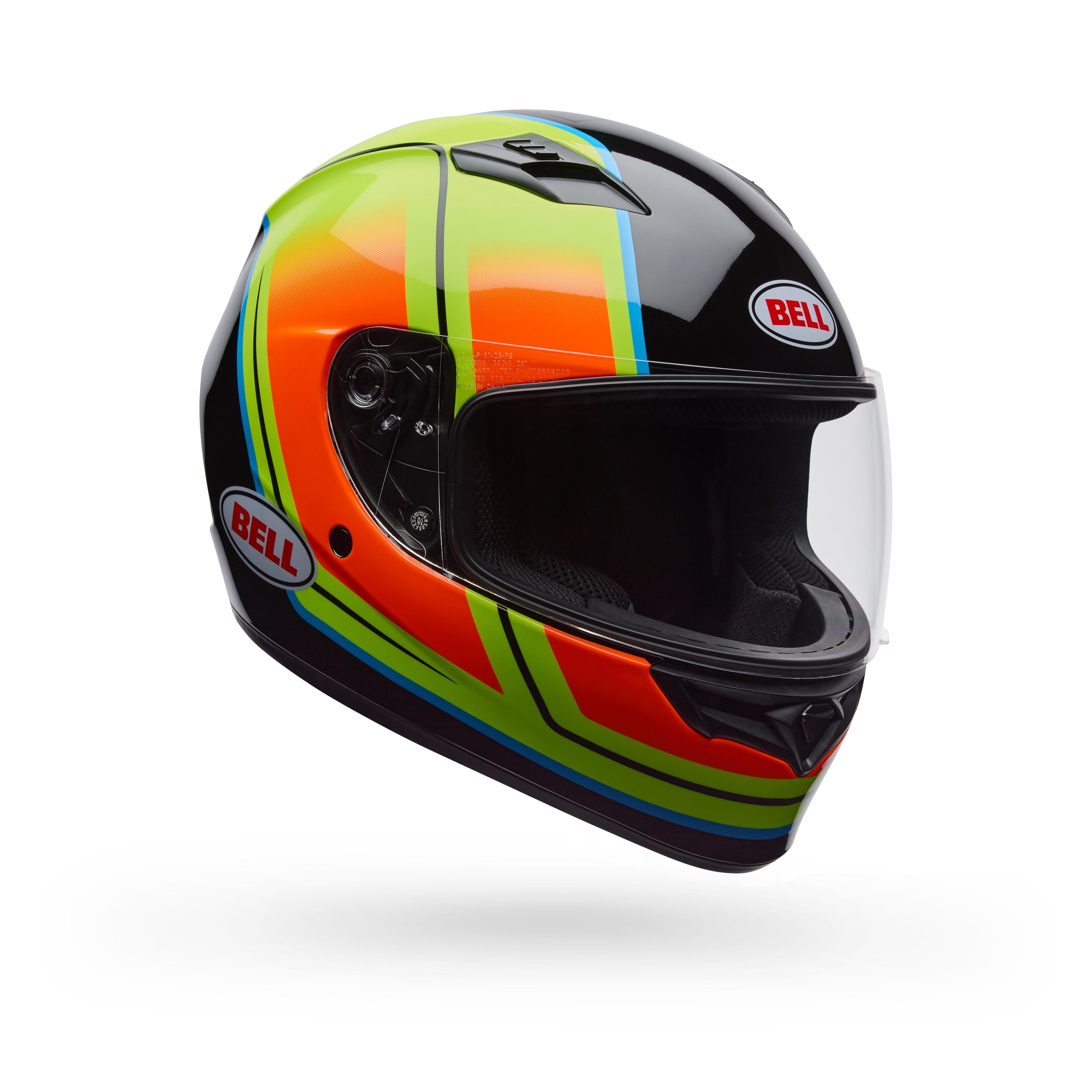 Casco Moto Calle Qualifier Grid Amarillo Bell