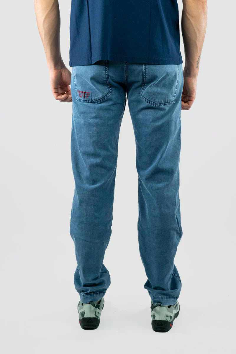Pantalón Escalada Jeanstrack Turia ECO Jeans Sky Hombre