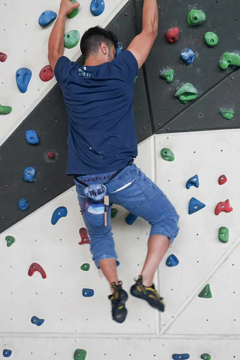 Pantalón Escalada Jeanstrack Turia ECO Jeans Sky Hombre