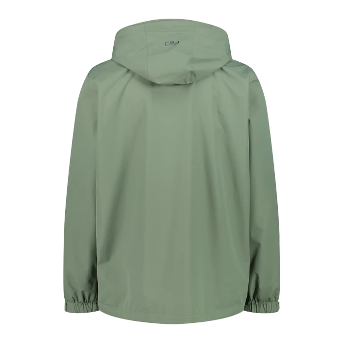 Chaqueta Hombre Impermeable Snaps Hood Campagnolo Salvia