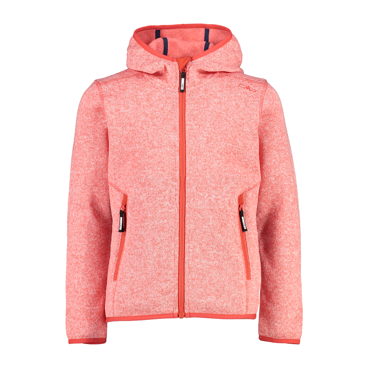 Polar Niña Mélange Knit-Tech Hooded Heavy