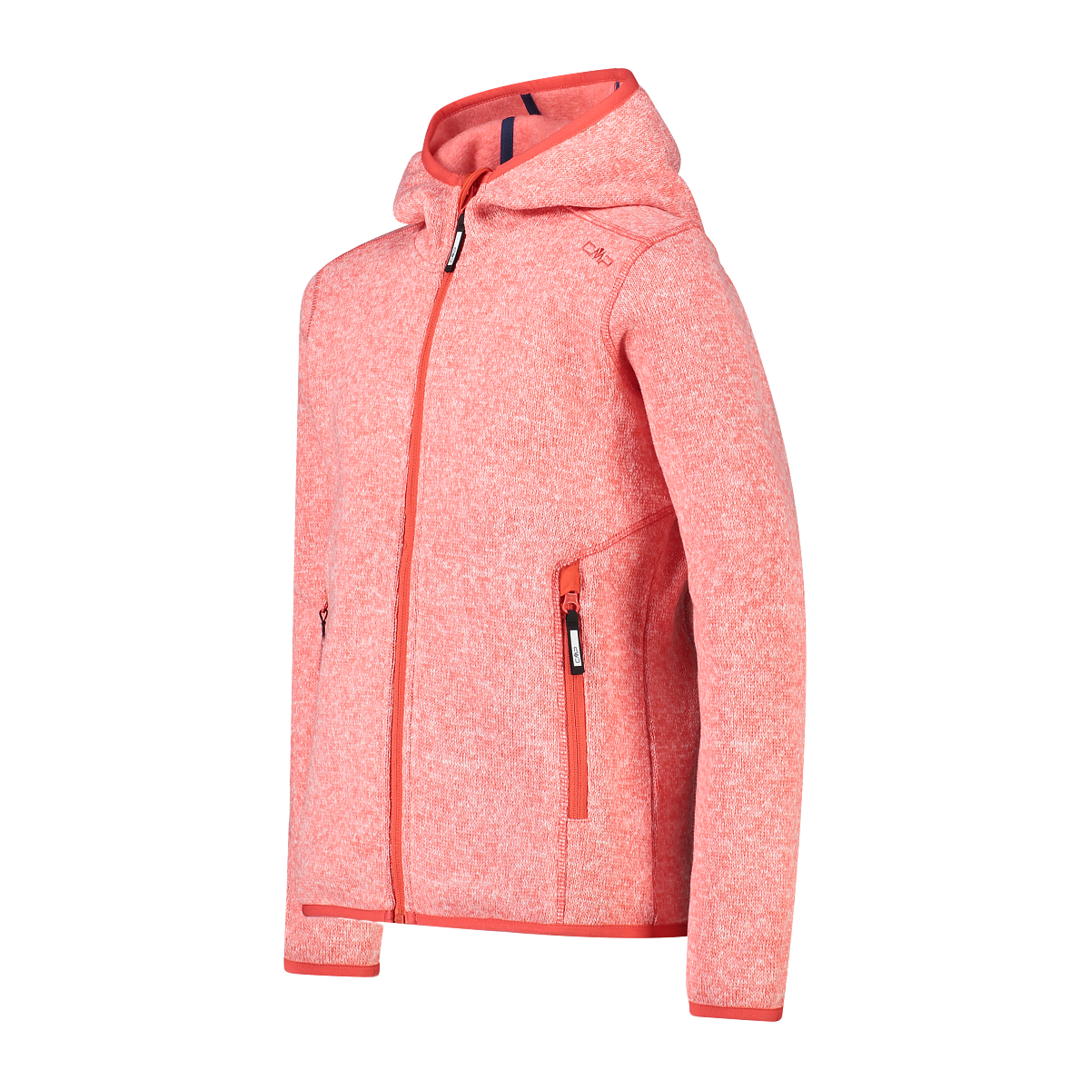 Polar Niña Mélange Knit-Tech Hooded Heavy